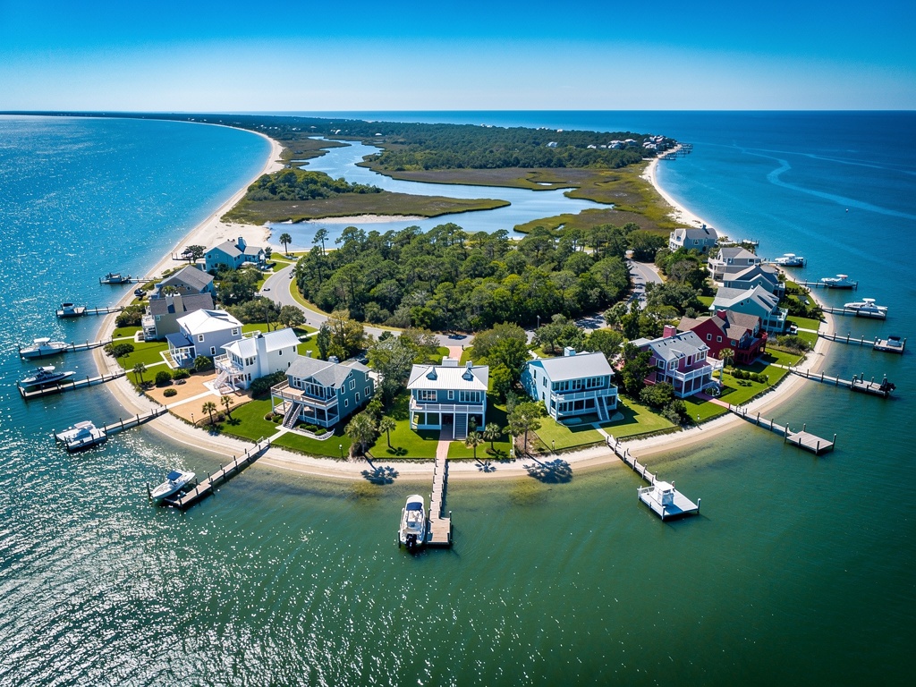 Figure Eight Island waterfront