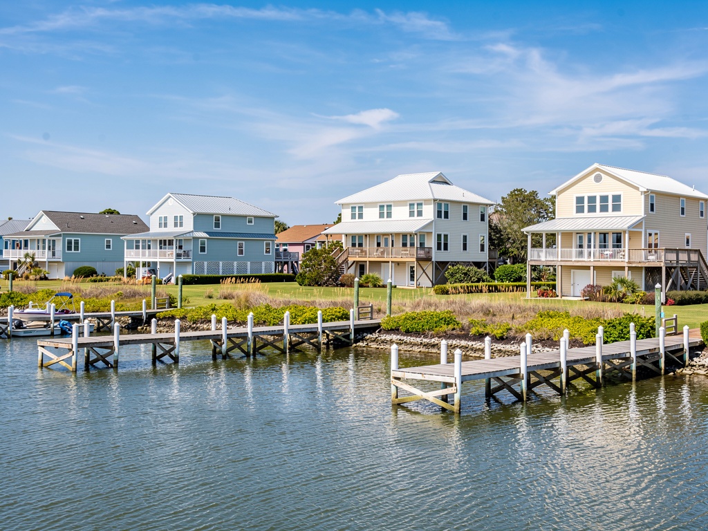 Topsail Beach waterfront