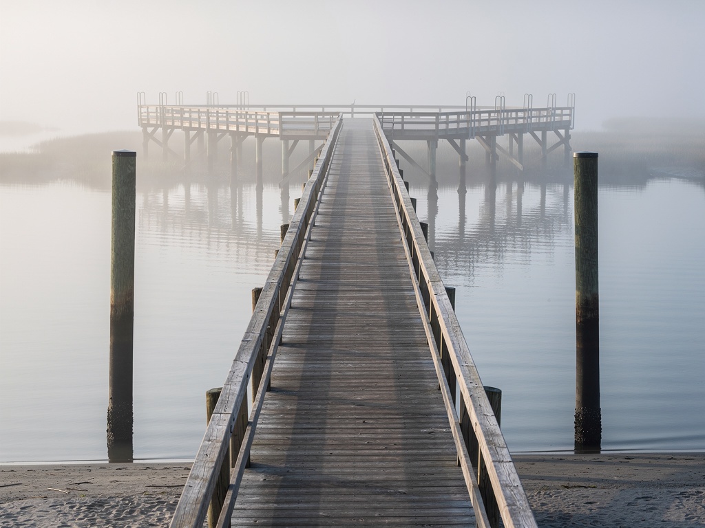 Fixed Piers in coastal North Carolina